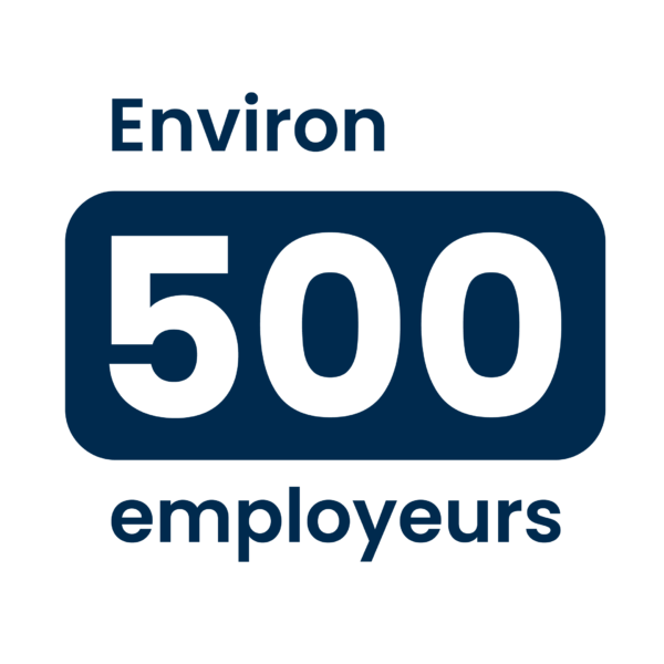 Environ 500 employeurs